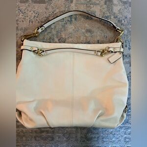 Coach White Brooke Convertible Bag